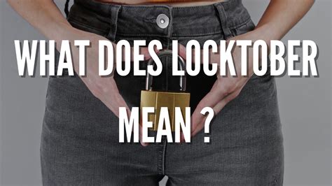 What does Locktober mean